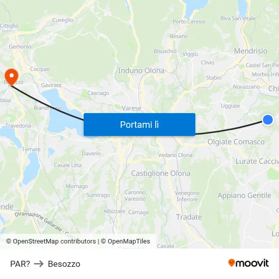 PAR? to Besozzo map
