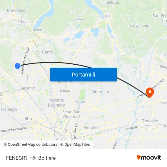 FENEGR? to Boltiere map