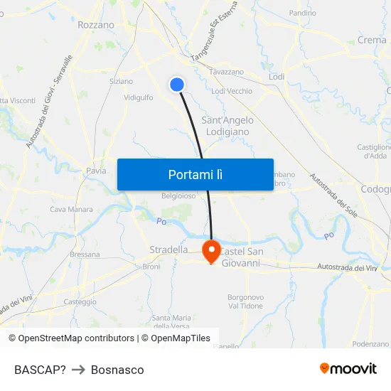BASCAP? to Bosnasco map
