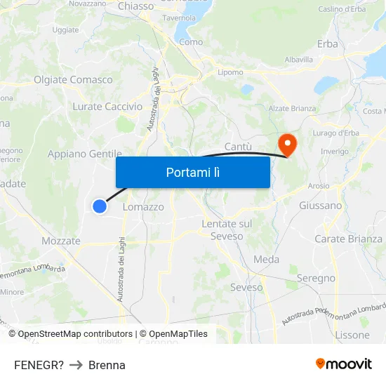 FENEGR? to Brenna map