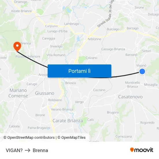VIGAN? to Brenna map