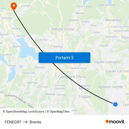 FENEGR? to Brenta map