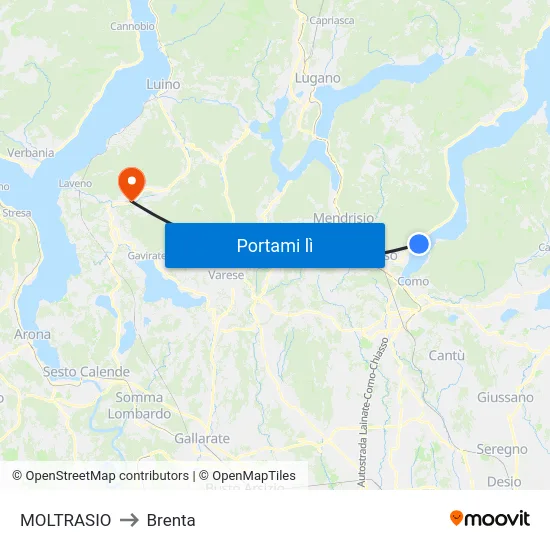 MOLTRASIO to Brenta map