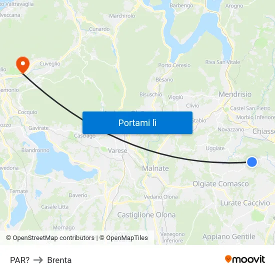 PAR? to Brenta map