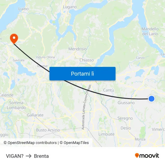 VIGAN? to Brenta map
