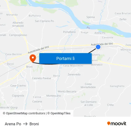 Arena Po to Broni map