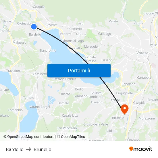 Bardello to Brunello map