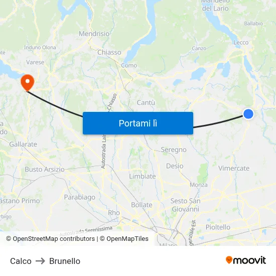 Calco to Brunello map