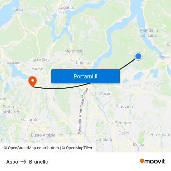 Asso to Brunello map