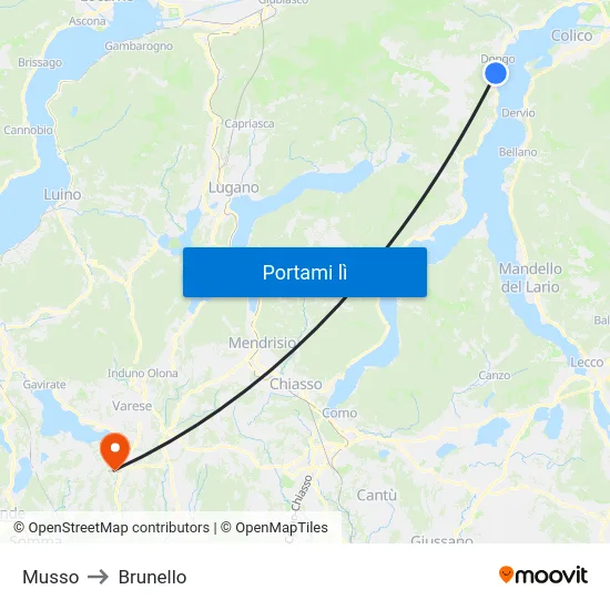 Musso to Brunello map