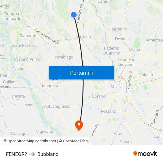 FENEGR? to Bubbiano map