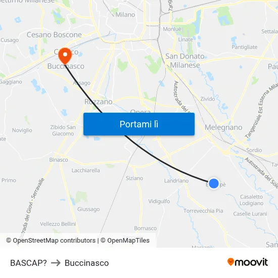 BASCAP? to Buccinasco map