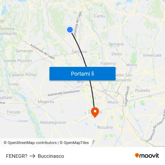 FENEGR? to Buccinasco map