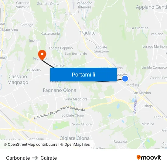 Carbonate to Cairate map
