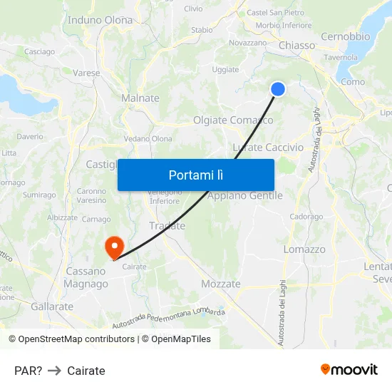 PAR? to Cairate map