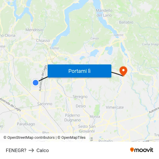 FENEGR? to Calco map
