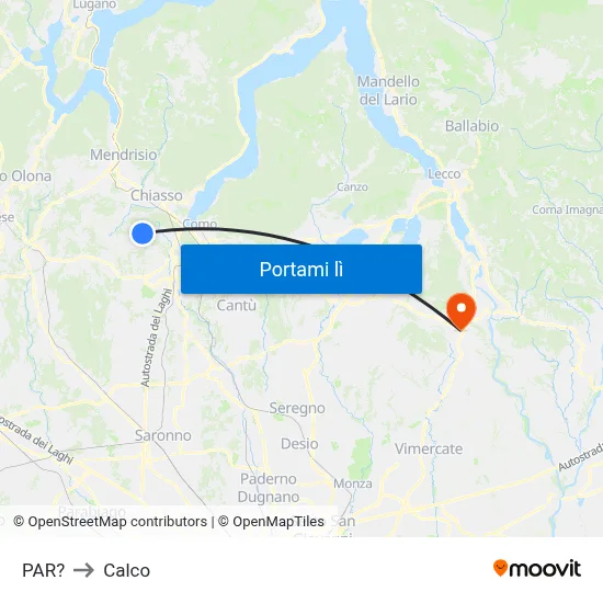 PAR? to Calco map