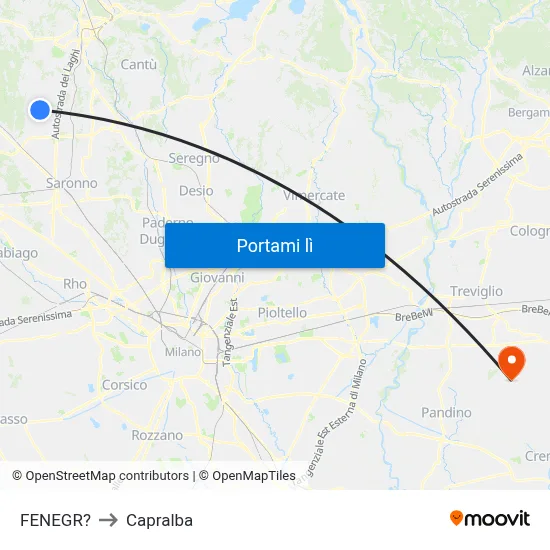 FENEGR? to Capralba map