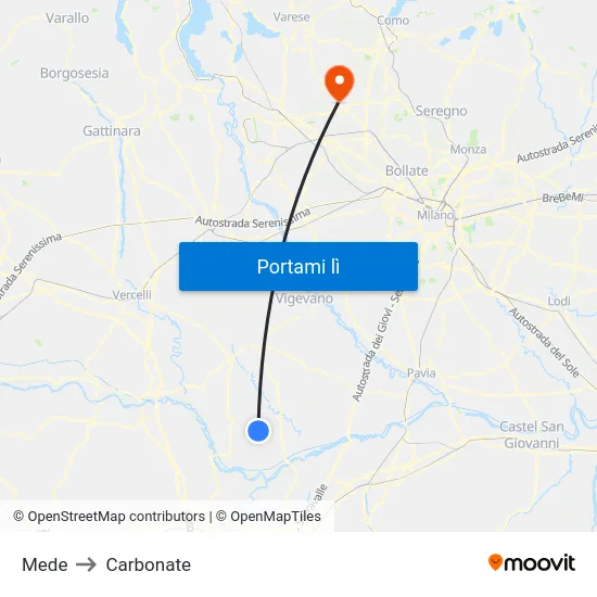 Mede to Carbonate map