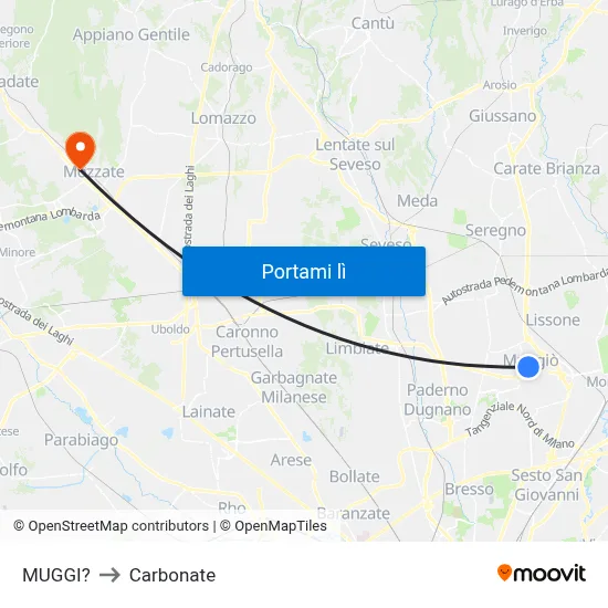 MUGGI? to Carbonate map