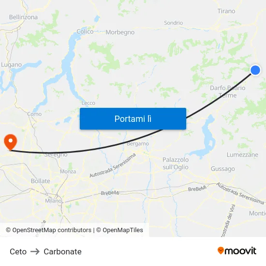 Ceto to Carbonate map