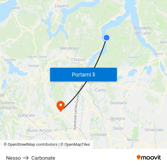 Nesso to Carbonate map