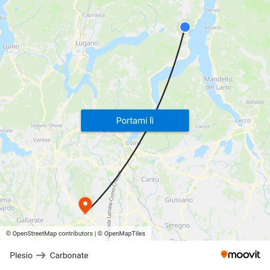 Plesio to Carbonate map