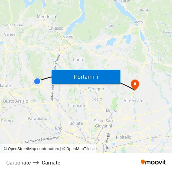 Carbonate to Carnate map