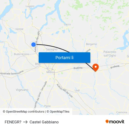 FENEGR? to Castel Gabbiano map