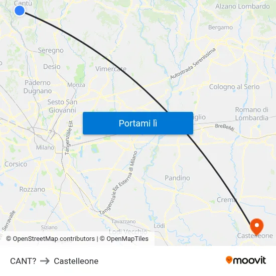 CANT? to Castelleone map