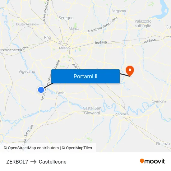 ZERBOL? to Castelleone map