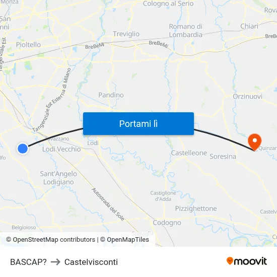 BASCAP? to Castelvisconti map
