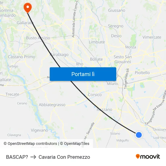 BASCAP? to Cavaria Con Premezzo map