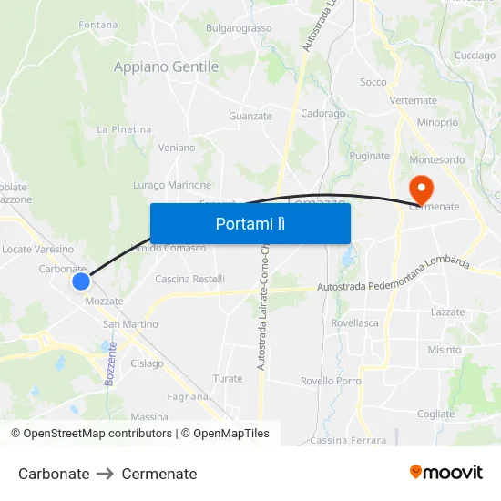 Carbonate to Cermenate map