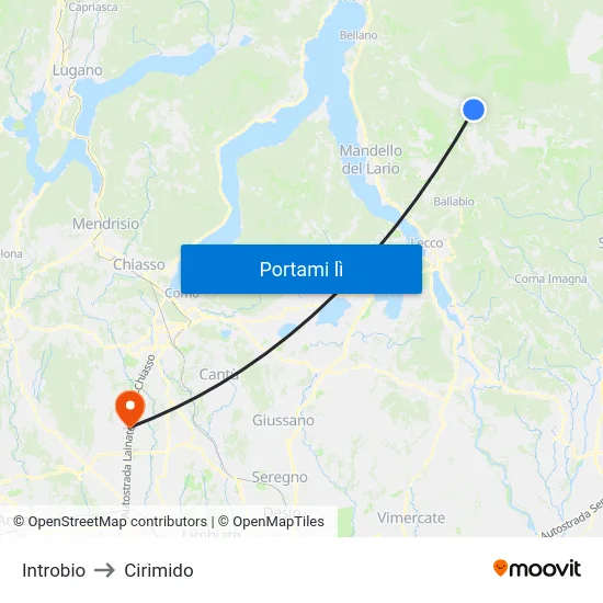 Introbio to Cirimido map