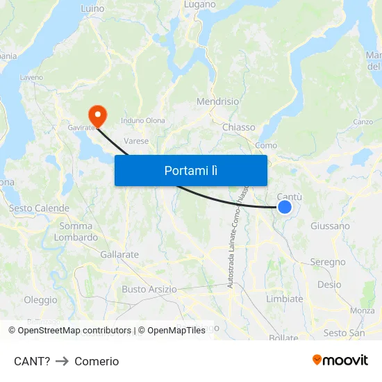 CANT? to Comerio map