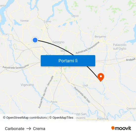 Carbonate to Crema map
