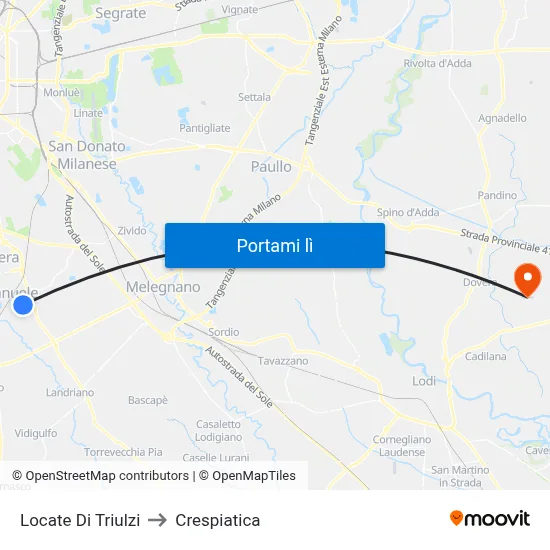 Locate Di Triulzi to Crespiatica map