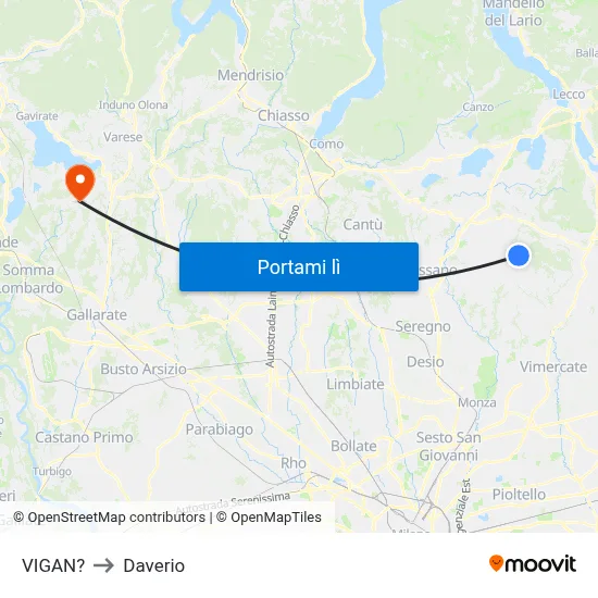 VIGAN? to Daverio map