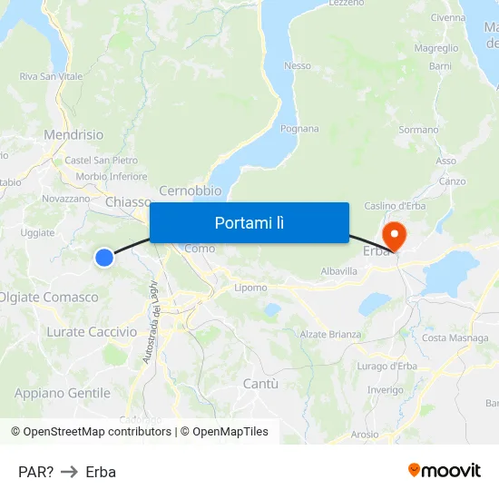 PAR? to Erba map