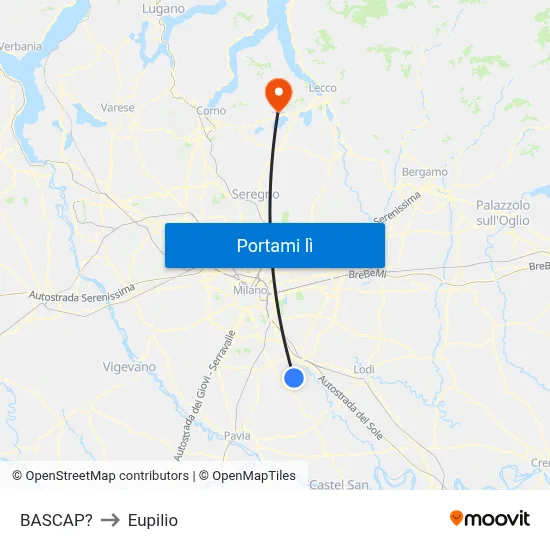 BASCAP? to Eupilio map