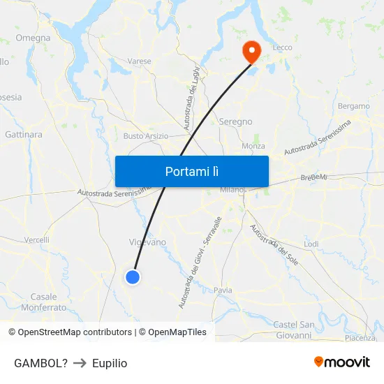 GAMBOL? to Eupilio map