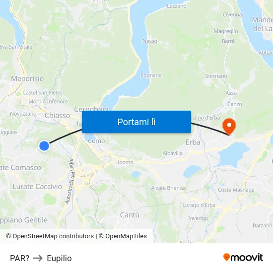 PAR? to Eupilio map
