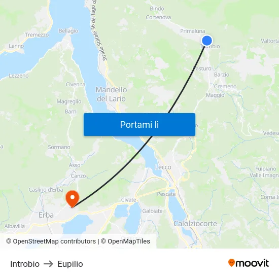 Introbio to Eupilio map