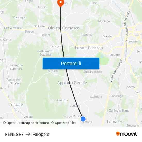 FENEGR? to Faloppio map