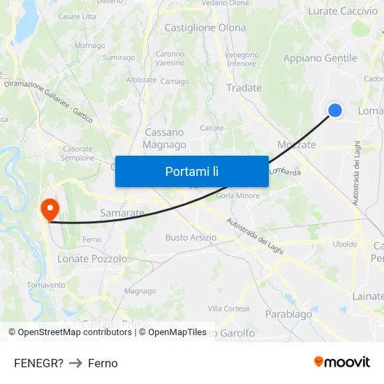 FENEGR? to Ferno map