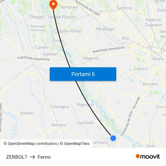 ZERBOL? to Ferno map