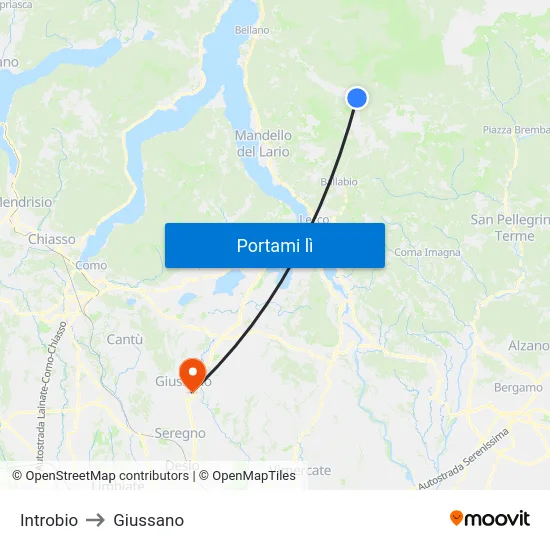 Introbio to Giussano map