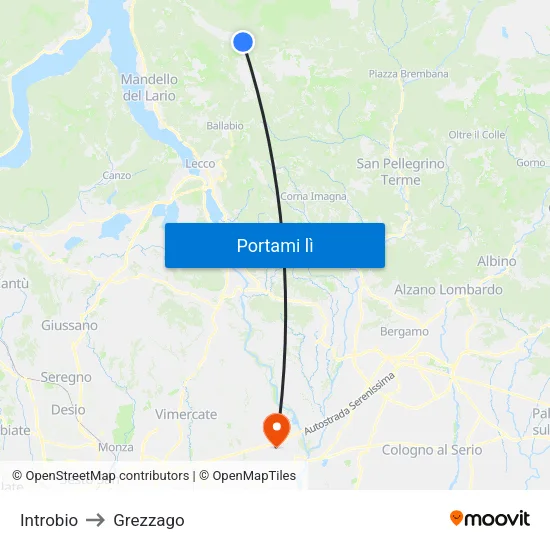 Introbio to Grezzago map