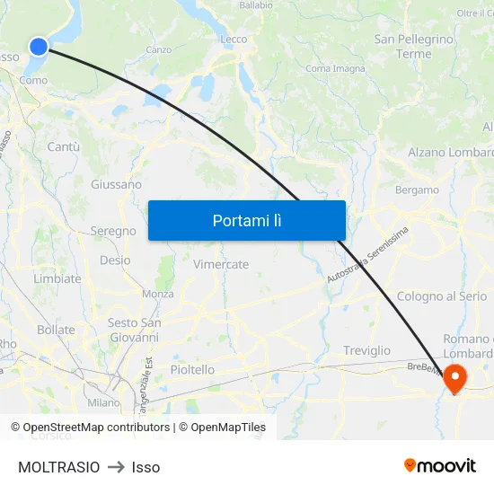MOLTRASIO to Isso map